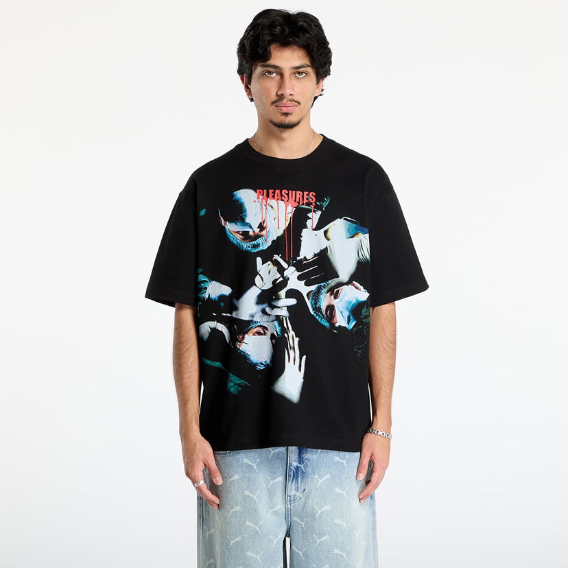 Tričko Pleasures Autopsy Heavyweight T-Shirt Čierna | P25F044-BLACK