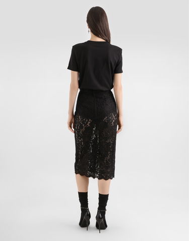 Tričko Dolce & Gabbana Dolce & Gabbana Jersey T-shirt With Embroidery Čierna | F8V42ZGDDL1N0000, 2