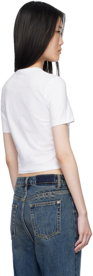 Crop Top Ksubi Ksubi 1999 Plus Baby Cropped T-Shirt Biela | WPS25TE012, 2