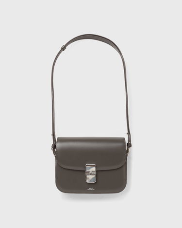 Taška cez rameno A.P.C. Grace Small Shoulder Bag Šedá | PXBVN-F61413-LAM, 2
