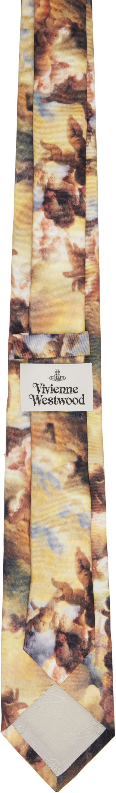 Šál Vivienne Westwood Vivienne Westwood Cherubs Tie 7 cm Béžová | 81050001-W015Q-, 2