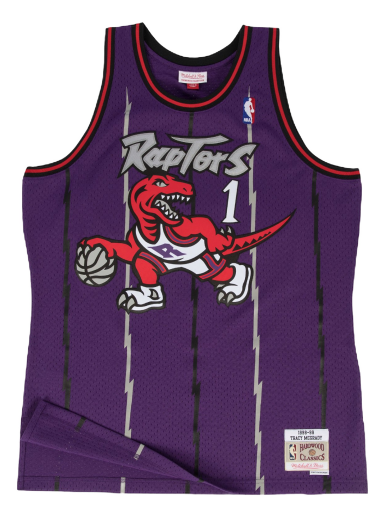 Dres Mitchell & Ness NBA Swingman Jersey Toronto Raptors Tracy McGrady Fialová | SMJYGS18215-TRAPURP98TMC