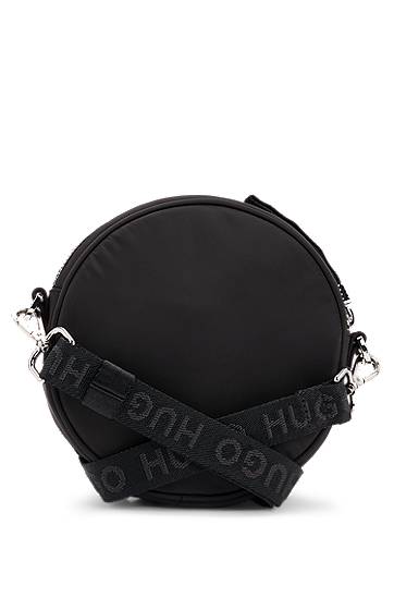 Taška cez rameno BOSS Happy HUGO Circular Crossbody Bag Čierna | 50541785, 1