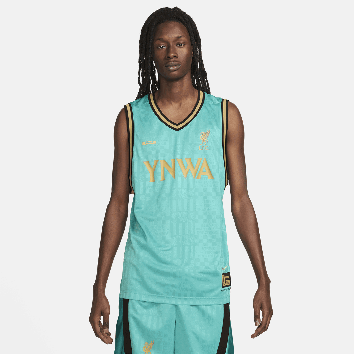 Dres Nike Dri-FIT LeBron x Liverpool FC Tyrkysová | FN3025-392, 0