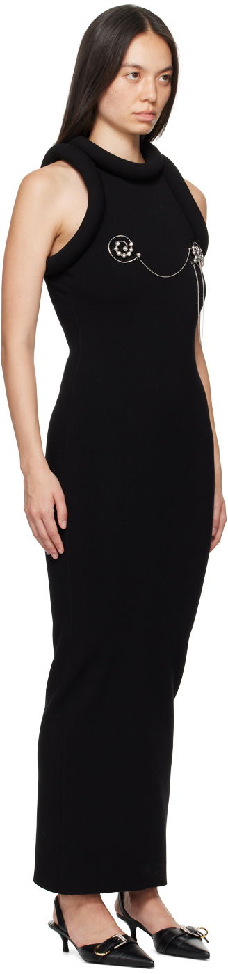 Šaty Jean Paul Gaultier Gaultier 'The Long 3D' Maxi Dress Čierna | 24/30-F-RO238-M077-00, 1