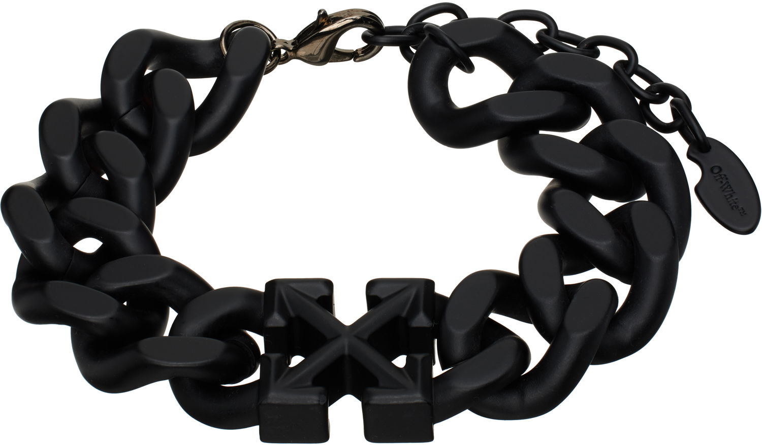 Náramok Off-White Off-White Chain Bracelet with Arrow Accent Čierna | OMOA10IC99MET0011000, 0