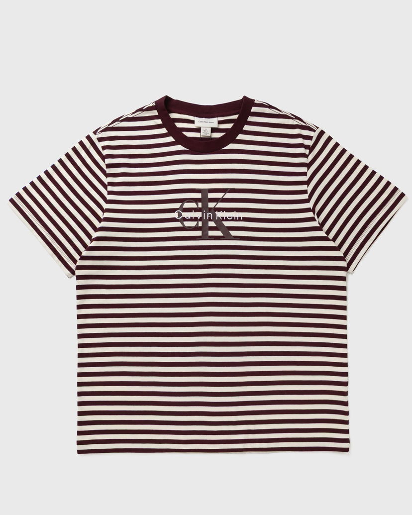 Tričko CALVIN KLEIN Striped Jersey Monogram T-Shirt Rôznofarebný | LV04RD204GGR9