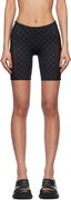 MISBHV Monogram Mesh Panel Bike Shorts
