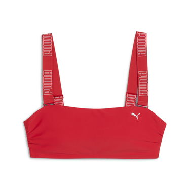 Plavky Puma PUMA Women's Bandeau Top Červená | 938347_02, 4