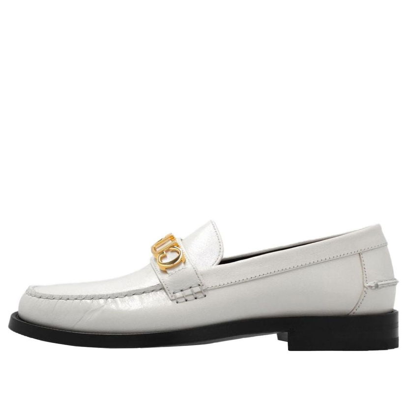 Tenisky a topánky Gucci Metal Logo Loafers Biela | 700036-D3V00-9022