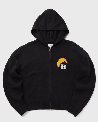Mikina Rhude MOONLIGHT KNIT ZIP-UP HOODIE Čierna | RHPF24HO018672322, 0