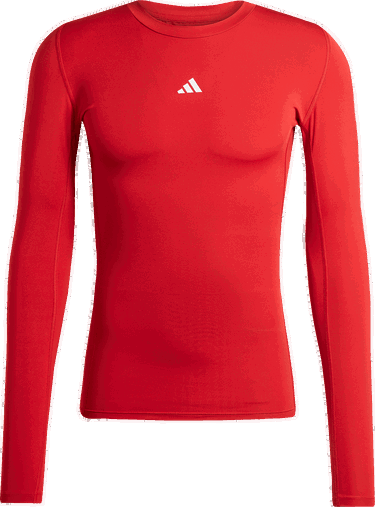 Tričko adidas Originals Techfit Long-Sleeve Mock Neck Base Layer Červená | jw7960, 0