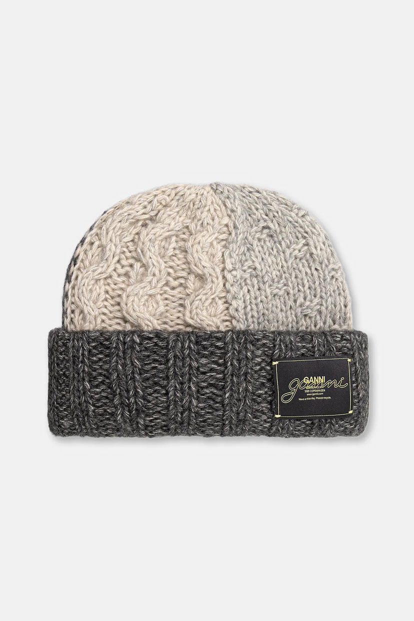 Kulicha GANNI Wool Cotton Bubble Beanie Rôznofarebný | A6661