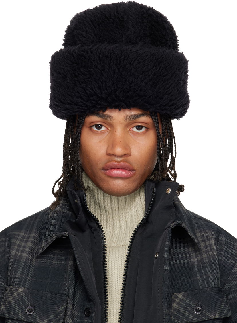 Kulicha sacai Puffy Beanie Hat Čierna | 25-01043S