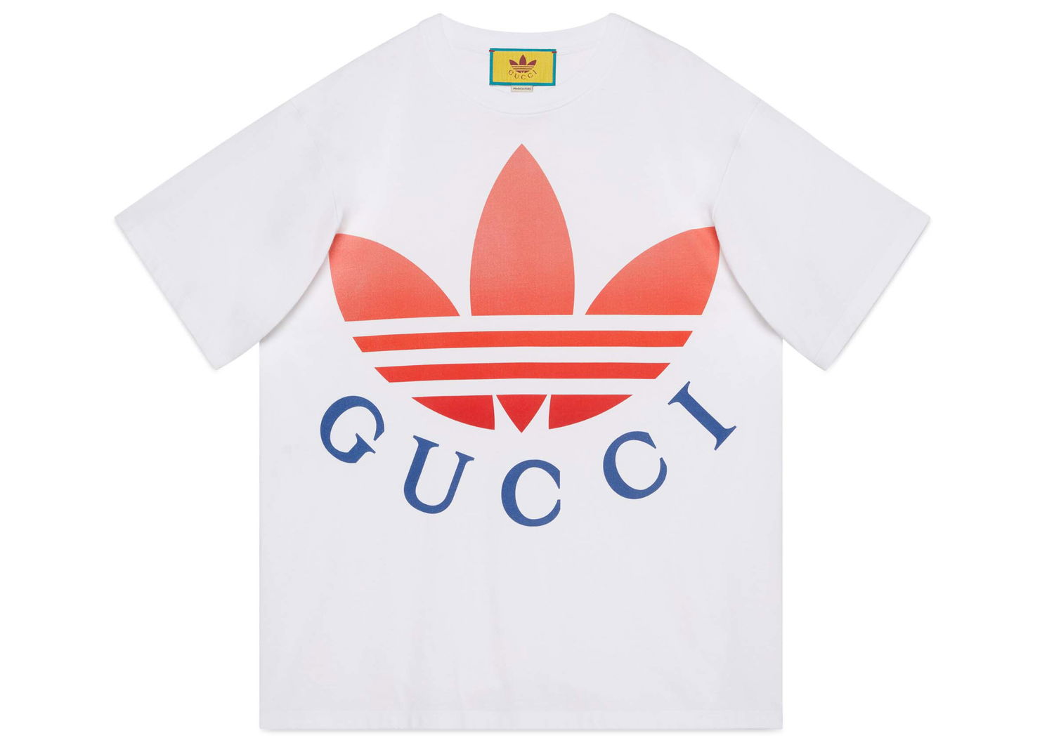 Tričko Gucci x Adidas T-Shirt White/Red Šedá | 723384 XJE2A 9280, 0