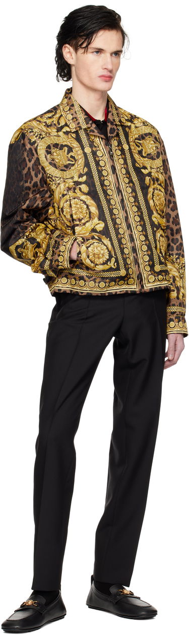 Bunda Versace Wild Barocco Print Blouson Jacket Čierna | 1016717_1A12366, 3