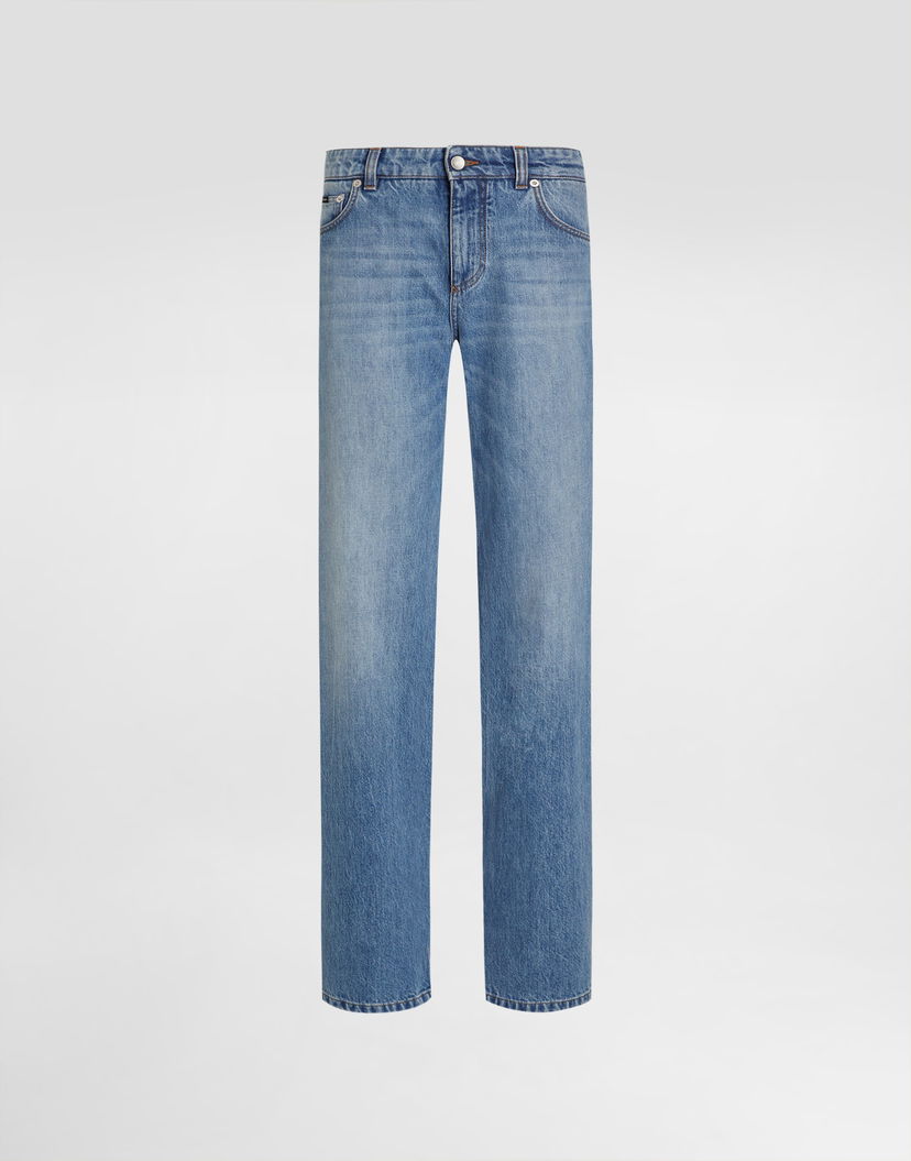 Džínsy Dolce & Gabbana Dolce & Gabbana Five-Pocket Denim Trousers Modrá | FTDCLDG8NQ8S9001