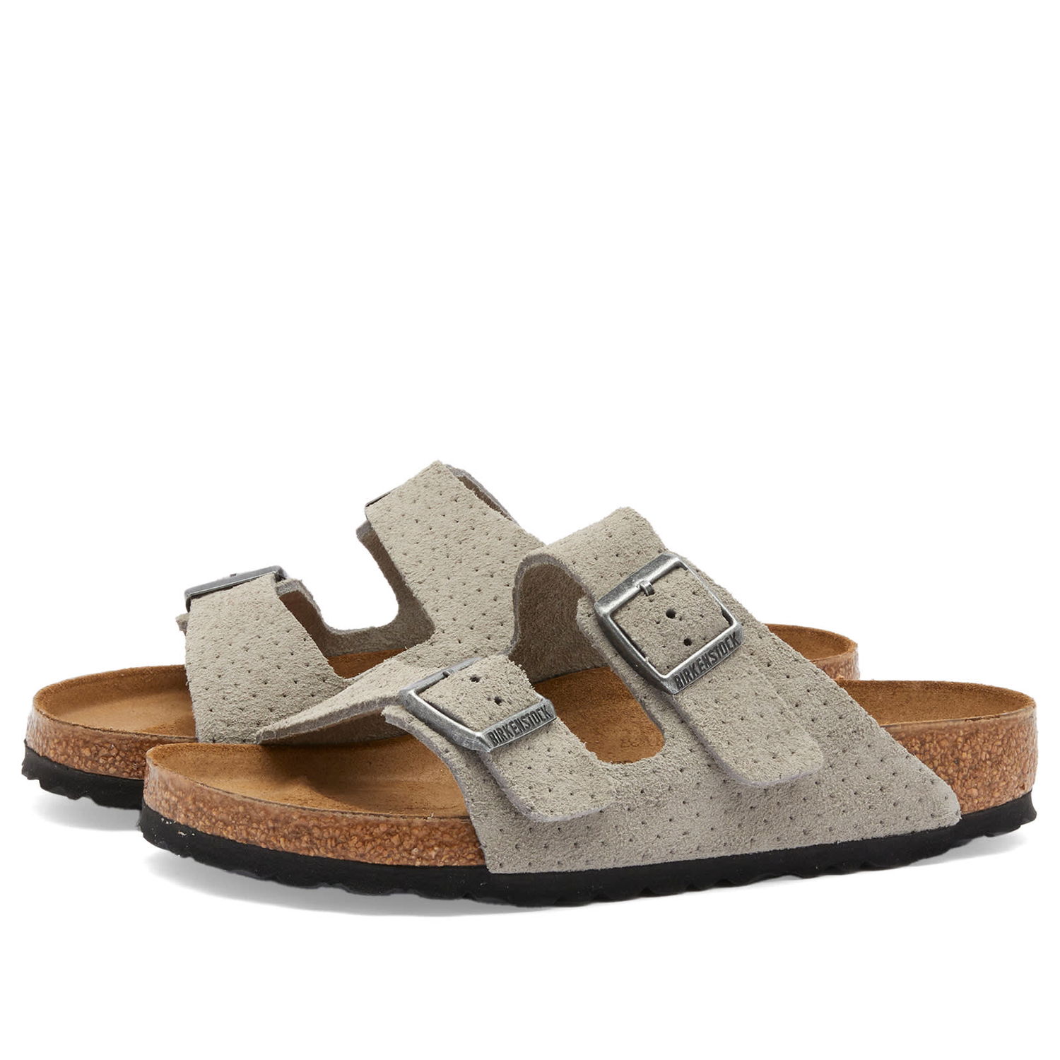 Tenisky a topánky Birkenstock Arizona Stone Coin Embossed Dots Šedá | 1026988, 0