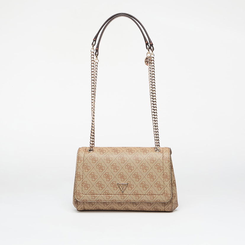 Kabelka GUESS Guess Noelle II Convertible Crossbody Flap Bag Béžová | HWBG9672210-LGW