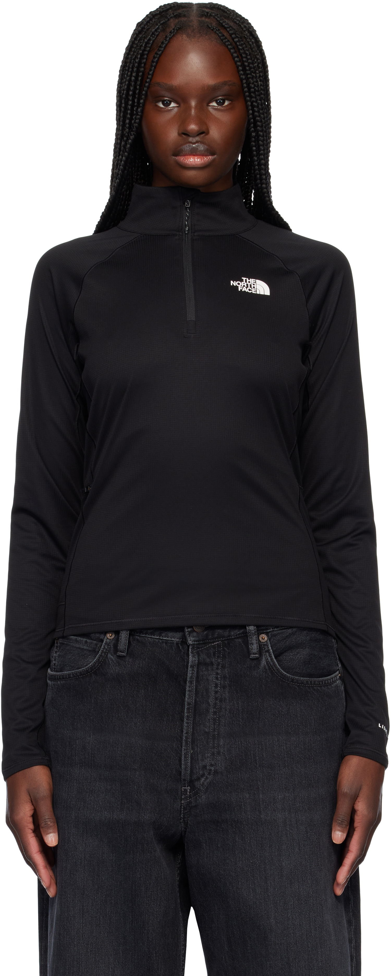 Sveter The North Face LIGHTRANGE Sunriser Quarter-Zip Jacket Čierna | NF0A8BBV, 0