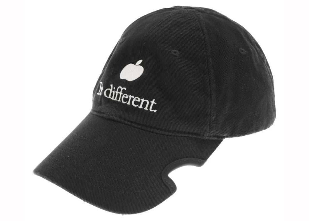 Šiltovka Balenciaga Be Different Apple Baseball Cap Black Čierna | 713931410B21077, 0
