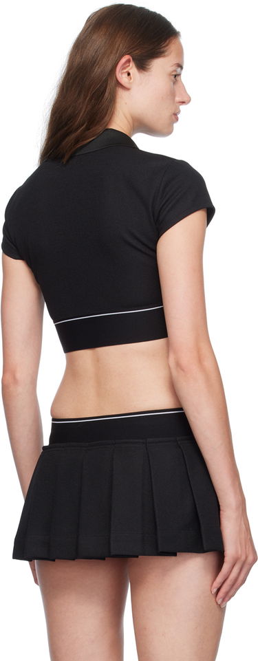 Sukňa Alexander Wang Alexander Wang Cheerleader Cropped Polo Čierna | 4CC3241497, 2