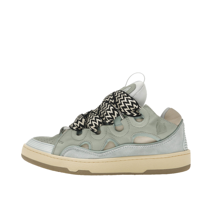 Tenisky a topánky LANVIN Leather Curb "Light Blue" Šedá | FMKRK11DRA2A2121
