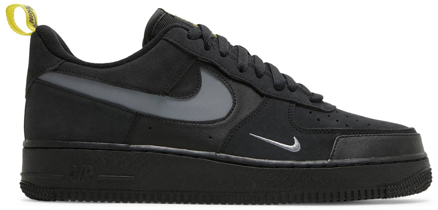 Air Force 1 Low "Cut Out Swoosh - Black"