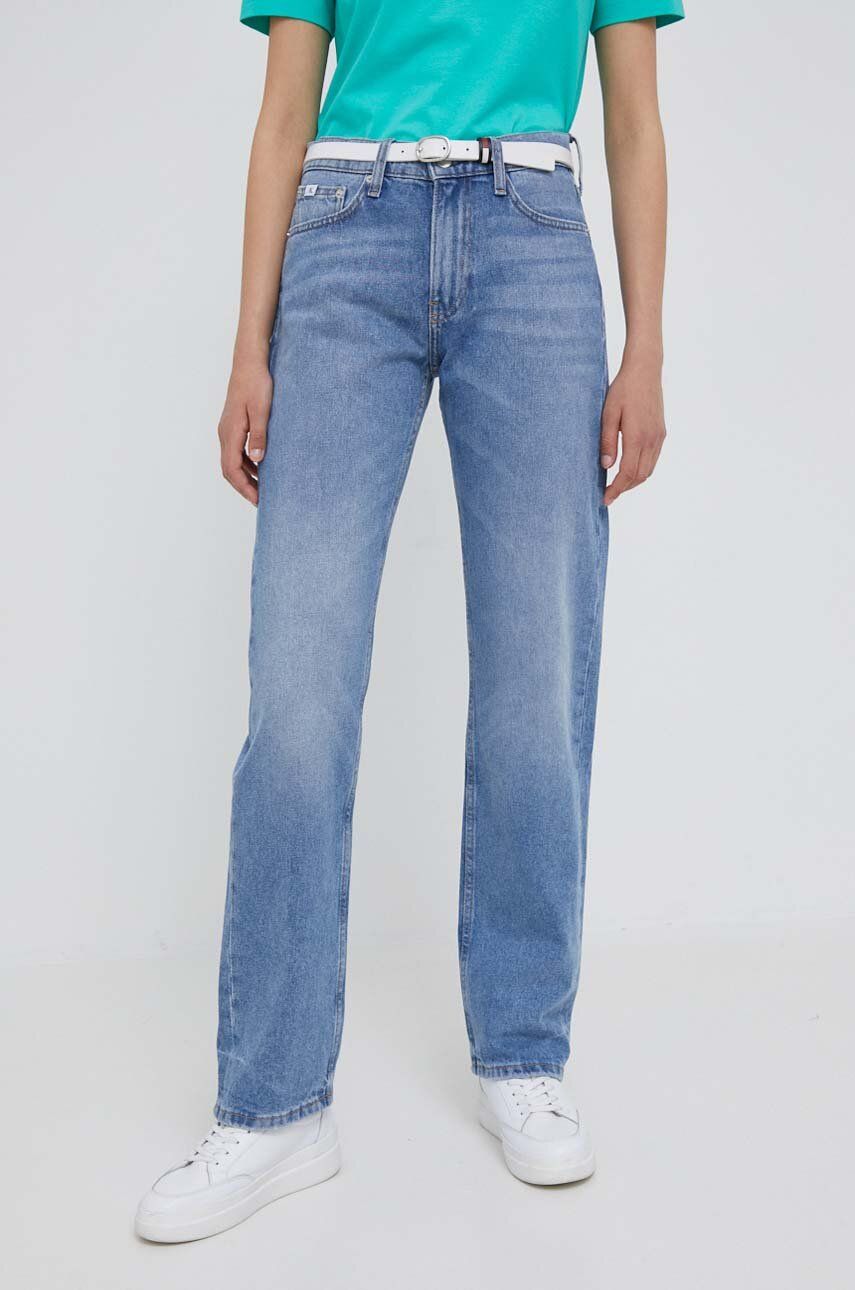 Džínsy CALVIN KLEIN Jeans Modrá | J20J221222, 0
