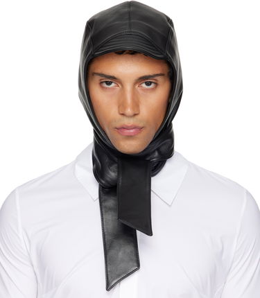 Klobúk Jean Paul Gaultier Jean Paul Gaultier Leather Hood Čierna | 25/03-U-AC024-L030-00, 0