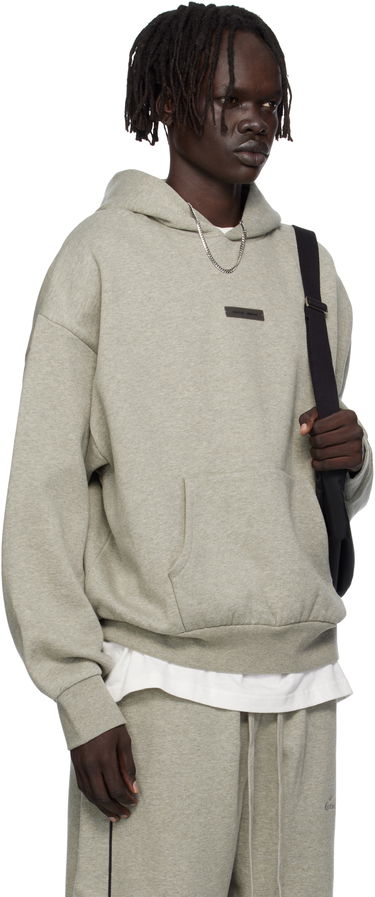 Mikina Fear of God Fear of God ESSENTIALS Fleece Hoodie Classic Fit Šedá | 192SP252055F, 1