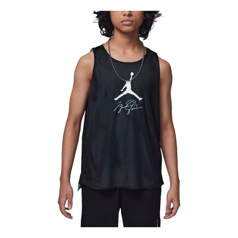 Tielko Jordan Air Jordan MJ Flight MVP Reversible Basketball Tank Čierna | HM4739-010
