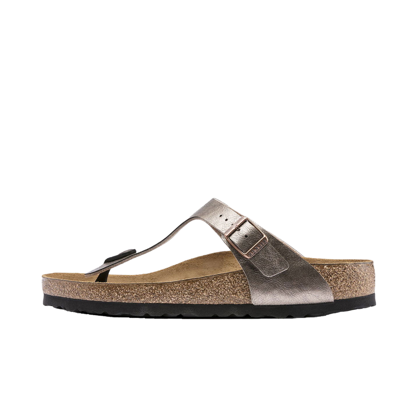 Tenisky a topánky Birkenstock Gizeh BS Graceful Taupe Narrow Fit W Metalická | 1016145