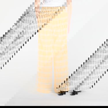 Nohavice adidas Originals SONG FOR THE MUTE Plaid Pant Béžová | KC3140, 2