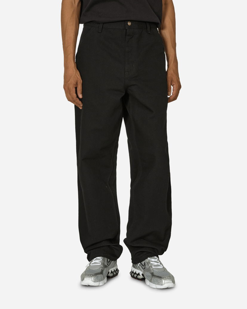 Nohavice Carhartt WIP Single Knee Pants Black Čierna | I031497W 8902