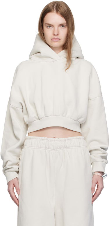 Mikina Entire Studios Entire Studios Cropped Heavy Hoodie Béžová | ES2392RI, 0