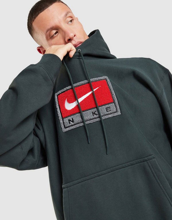 Mikina Nike Solo Swoosh Pullover Hood Graphics Hoodie Zelené | IF1258-317, 0
