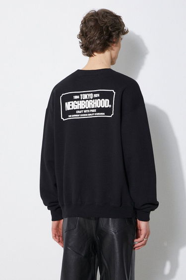 Mikina Neighborhood NEIGHBORHOOD Classic Sweatshirt Čierna | 241FPNH.CSM03, 2