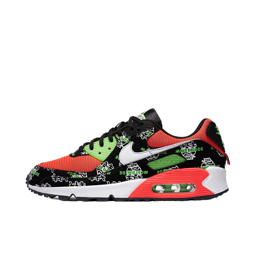 Tenisky a topánky Nike Air Max 90 SE Worldwide Katakana Black W Rôznofarebný | DA1342-013