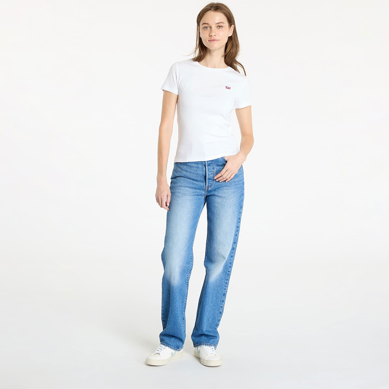 Blue Ribcage Full Length Jeans