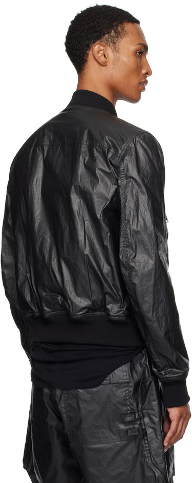 Bomber bunda Rick Owens Rick Owens Bauhaus Flight Bomber Jacket Čierna | RU02E1749 PCT, 2