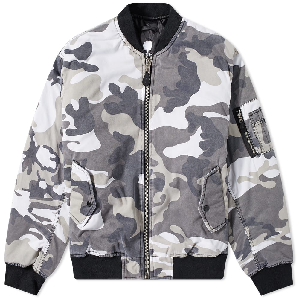 Bomber bunda Mastermind WORLD Fostex x Bomber Jacket Šedá | MW21C08-BL510-2, 0