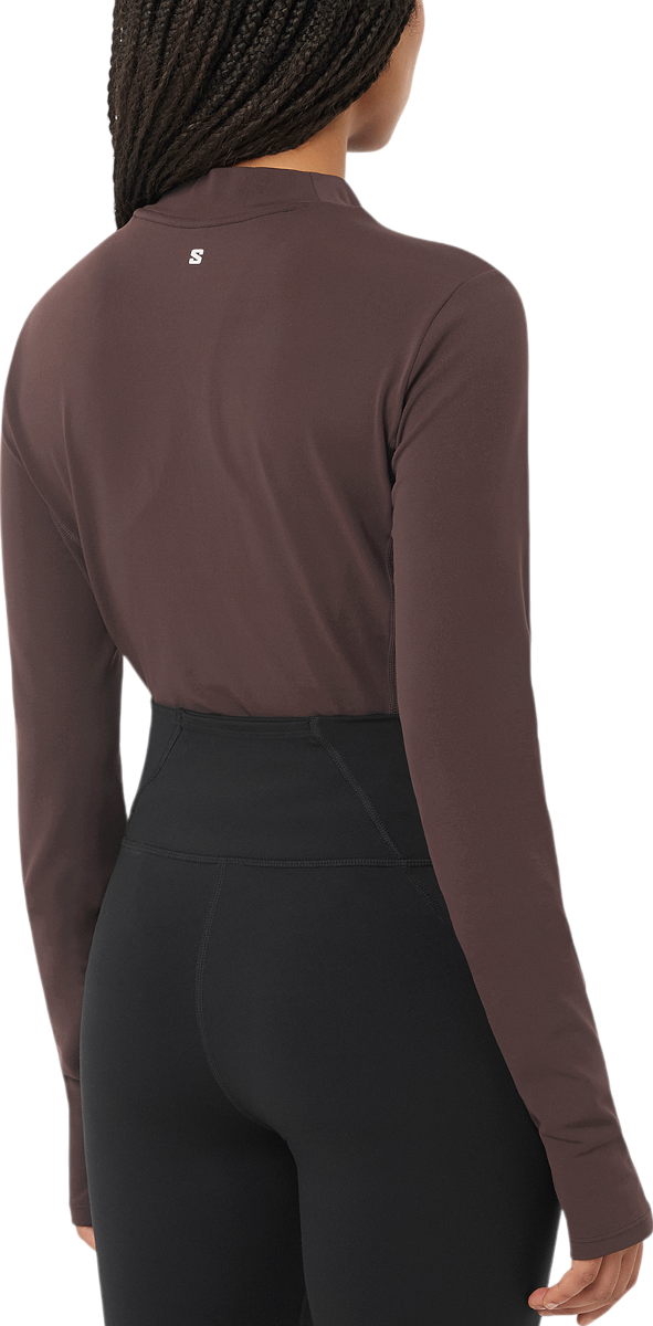 Tričko Salomon Salomon SHKout Bliss Long Sleeve T-Shirt Hnedá | lc2659800, 1