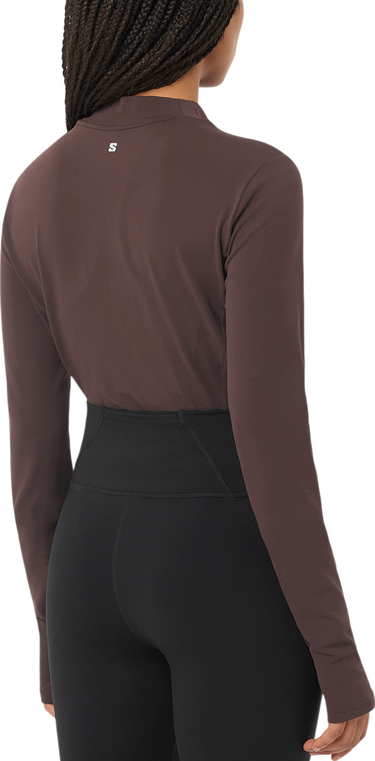 Tričko Salomon Salomon SHKout Bliss Long Sleeve T-Shirt Hnedá | lc2659800, 1
