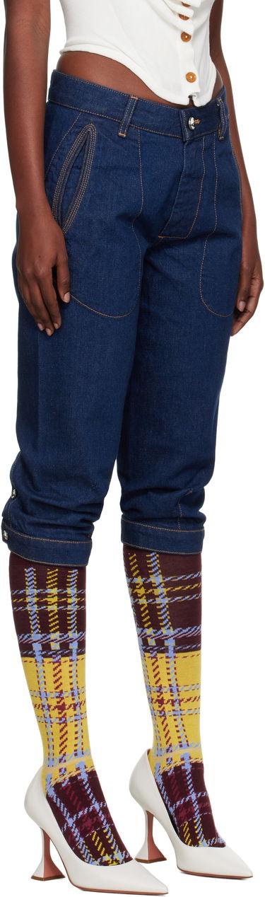 Džínsy Vivienne Westwood Vivienne Westwood Casa Breeches Jeans Modrá | 3902000Z-W0162-, 4