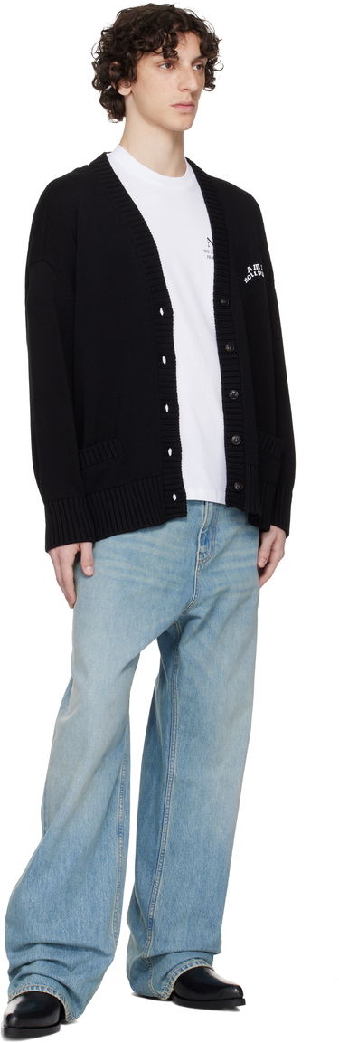 Sveter AMIRI AMIRI Hollywood Cardigan Čierna | AWKNCD1027, 3