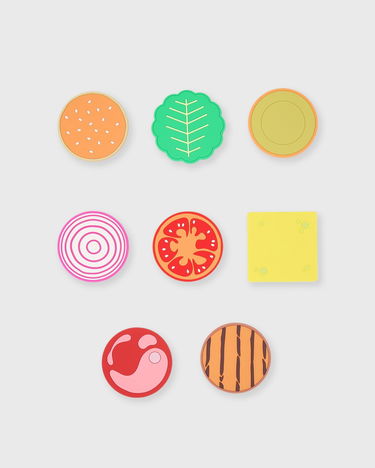 Home decor EDWIN Burger Coaster Rôznofarebný | I035936-0800, 2