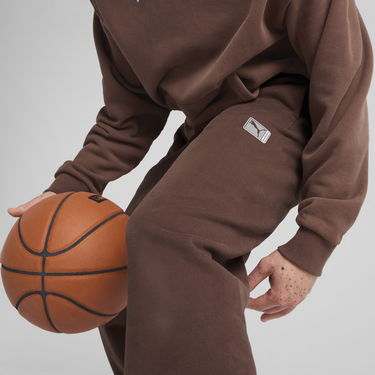 Tepláky Puma Dress Code Basketball Sweatpants Hnedá | 630295_01, 1