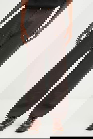 Nohavice Carhartt WIP Double Knee Pant Hnedá | I031501.4702, 0