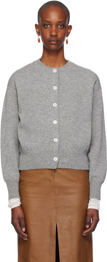 Sveter &Daughter Crewneck Cardigan Šedá | HKN03901, 0